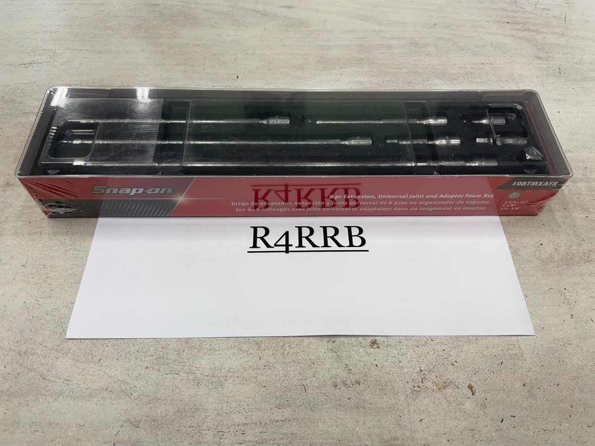 Snap-on Tools NEW RED Foam 8pc 1/4