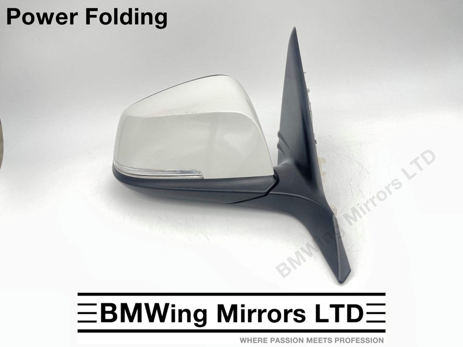 BMW 1 SERIES F20 O/S RIGHT DRIVER SIDE WING MIRROR/ 5 PIN POWER FOLDING