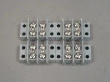 LOT of 4 Kulka 601-JJ-02 Terminal Block 2 Positions