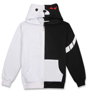 New DanGanronpa Panda Bear Coat Hoodie Cosplay Jacket With Gloves Hoody Pants Ho - Foto 6