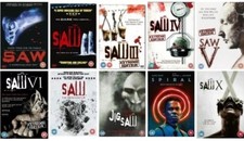 SAW MOVIE FILM 1-10 DVD COLLECTION PART 1 2 3 4 5 6 7 Jigsaw 8 Spiral 9 10 X NEW