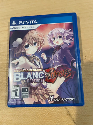 MegaTagmension Blanc + Neptune vs Zombies PlayStation Vita New/Sealed