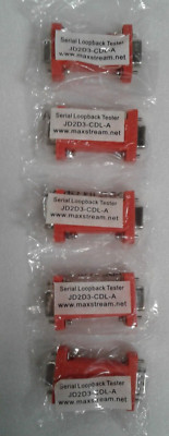Lot of 5 Digi Maxstream JD2D3-CDL-A Serial Loopback Tester - New - Factory Seal