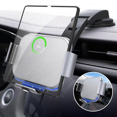 For Samsung Fold 4/3 Folding Screen Mobile Phone Car Wireless Charger Holder