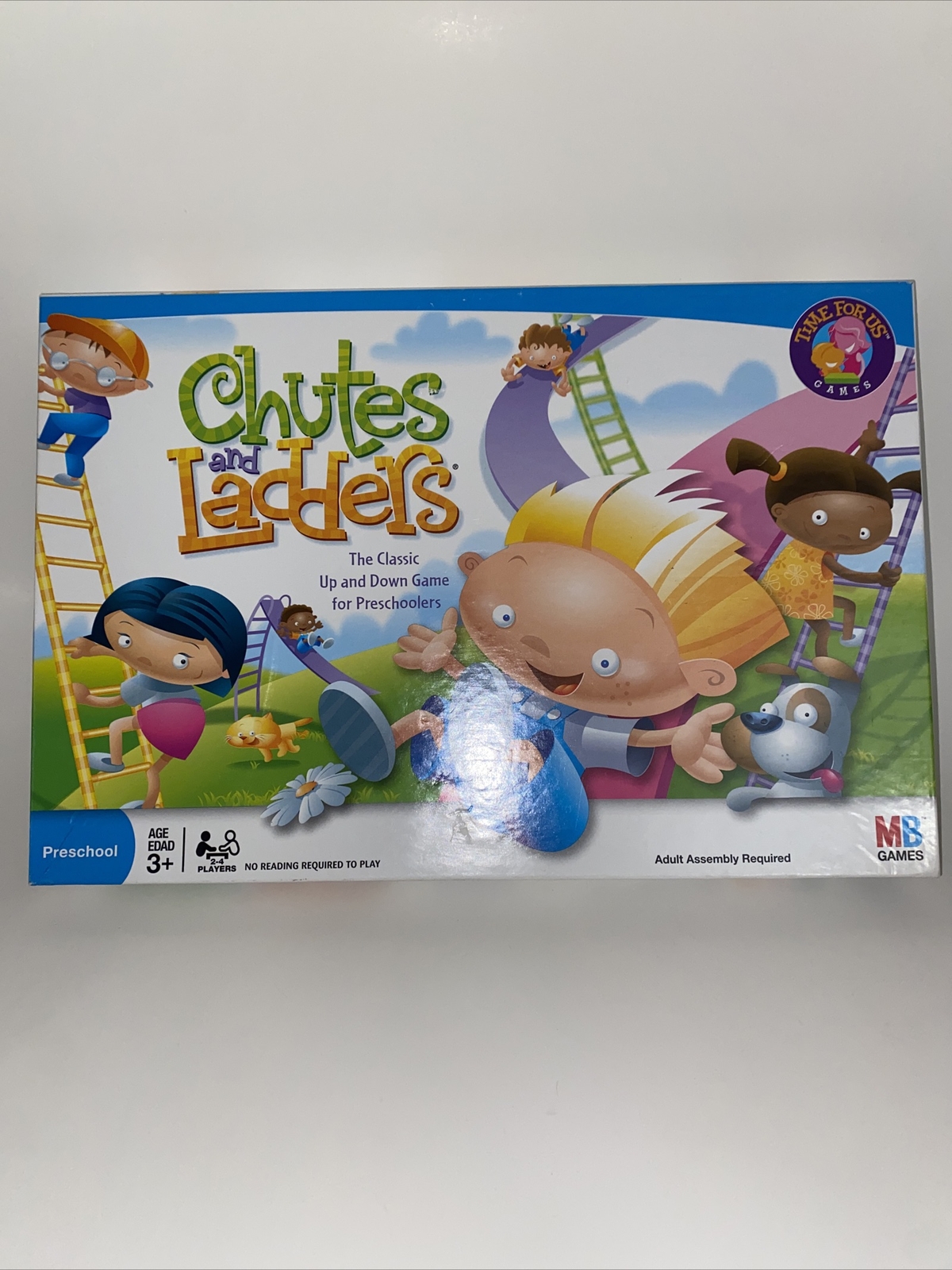Pre School Chutes & Ladders  Board Game Hasbro Milton Bradley 2005 #04555