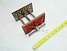 Woodworker's Small Bench Vise, 5-1/2" Wide Jaws, Opens to 4-1/4", Made in Japan