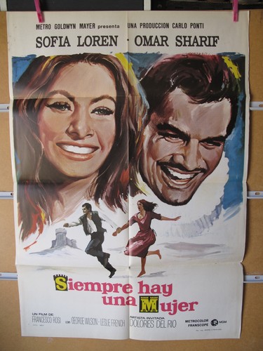 A5628 SIEMPRE HAY UNA MUJER SOFIA LOREN OMAR SHARIF 