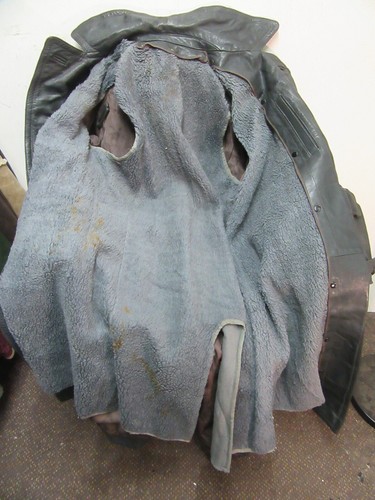 VINTAGE WW2 GERMAN WEHRMACHT OFFICERS LEATHER TRENCH COAT JACKET, SIZE M + LINER - Picture 18 of 22