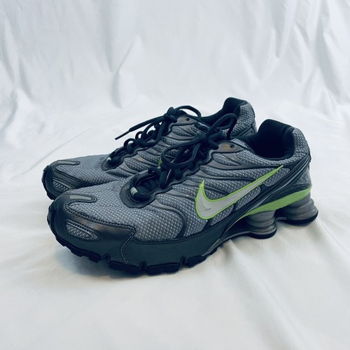 Nike Shox Turbo VI SL Vintage RARE 2007 Mens Running Gray Green Shoes -  Size 9 | eBay
