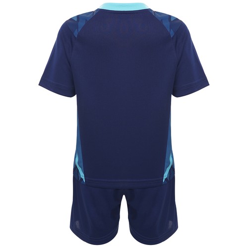Kids Boys Uniform Gym T-shirt Geometric Print Sport Suit Baseball Sportswear - Picture 14 of 55