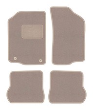 Velours-Fußmatten für VW Scirocco II 1981-1992 Coupé 4tlg Beige LUX Automatten