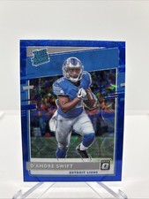 2020 Panini Donruss Optic - Rated Rookies D'Andre Swift #159 Blue Scope Prizm  