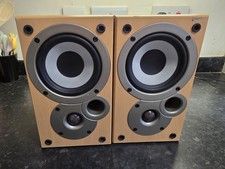 Denon SC-M50 Bookshelf Speakers Pair 2-Way Bass Reflex 20-50W 6 Ohm Brown