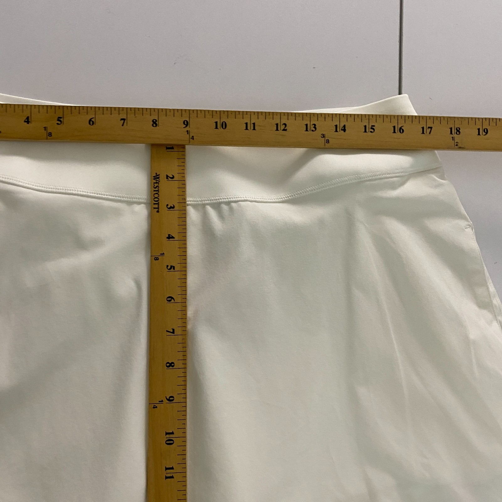 Puma Powershape Solid Woven Skort Womens Large Bright White Pull On thumbnail 13