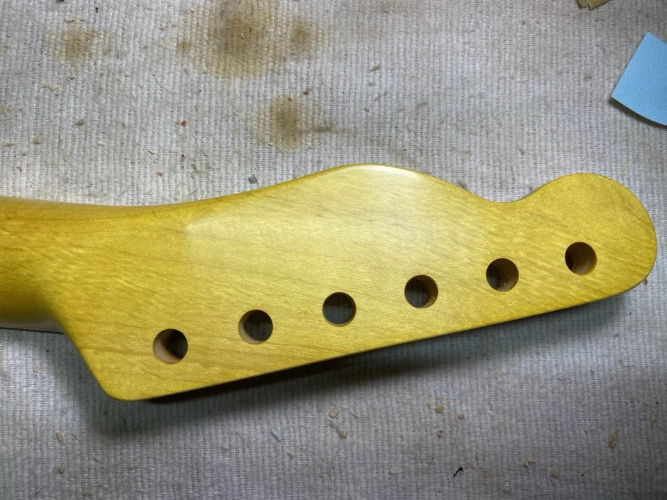 74 Telecaster custom hand made neck 3 bolts with decal - Image 4 of 4