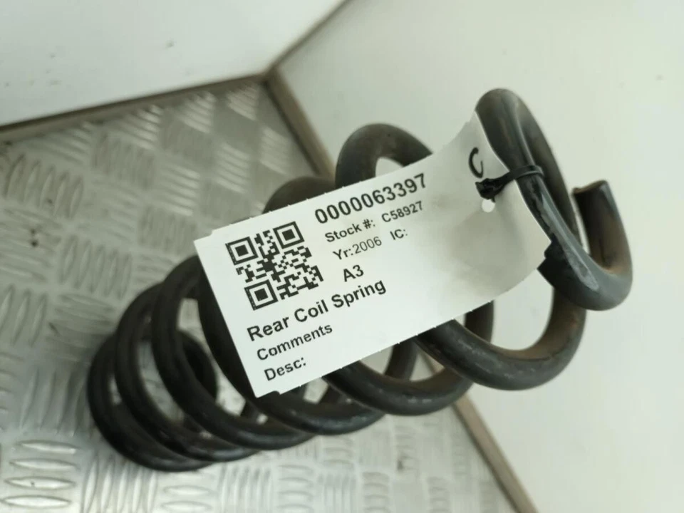 MUELLE HELICOIDAL TRASERO IZQUIERDO AUDI A3 1996-2007 DIÉSEL 1K0411105DR Foto 3 de 4