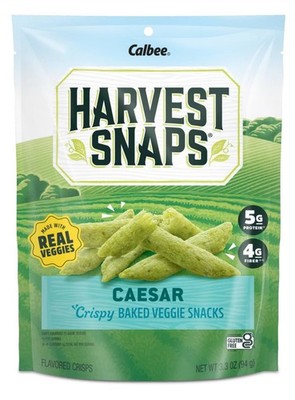   New Harvest Snaps Baked CAESAR Ranch Green Pea Veggie Crispy Snacks Bag 3oz