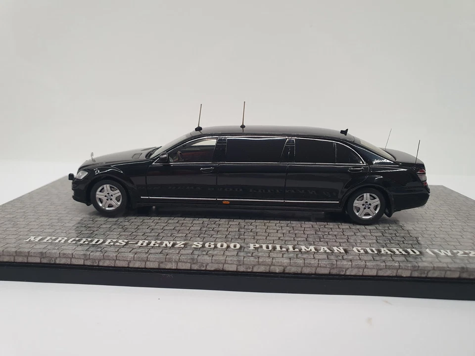 1/43 MEGA RARE MERCEDES-BENZ S600 PULLMAN GUARD W221 MEDVEDEV DIP MODELS GON221 - Image 2 of 4