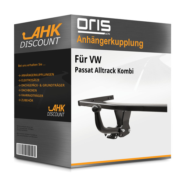 für VW Passat Alltrack Kombi 05.2015-03.2024 Oris AnhäNgerkupplung Starr NEU-image