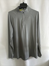 Gymshark Mens 1/4 Zip Pullover Sweatshirt Sport Jacket Gray Large 4029