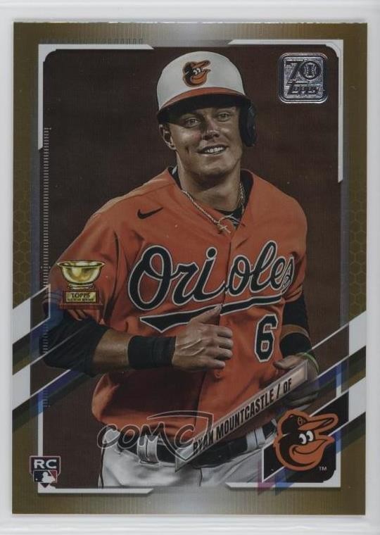 2021 Topps Gold Foil Ryan Mountcastle #143 wy8
