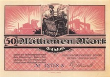 50 Millionen Mark - Borna - Braunkohlenwerke