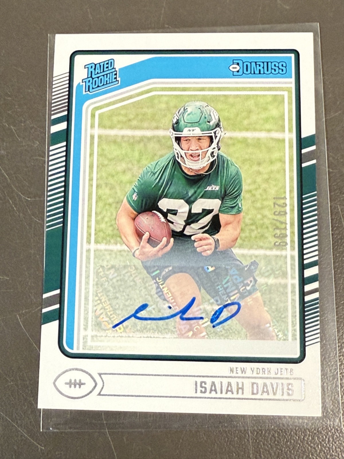 2024 Panini Donruss - Rated Rookie Isaiah Davis #386 Autographs /199 (AU, RC)