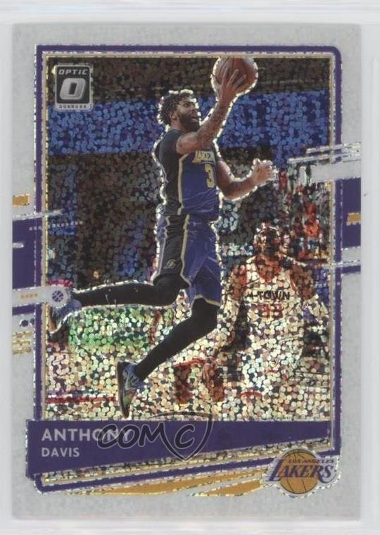 2020 Panini Donruss Optic Online Exclusive White Sparkle Prizm Anthony Davis 5w7