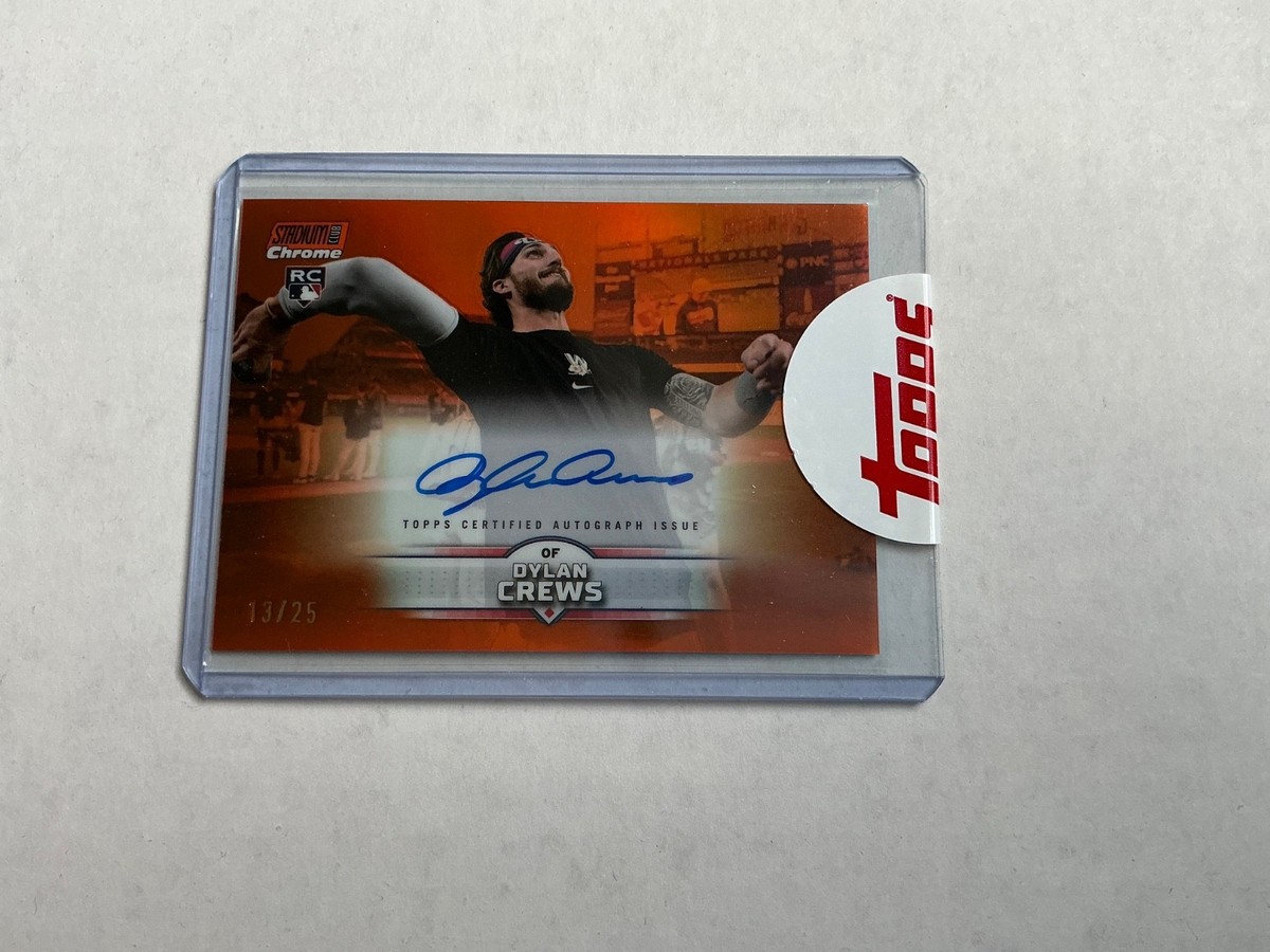 スティーブン　クワン　topps stadium club ルーキー　サイン 2025 Topps Stadium Club Chrome Dylan Crews Rookie Auto SP /25