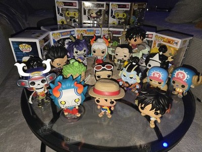 Funko Pop One Piece Sammlung mit 15 Figuren und 3 Chase Funko Pops
