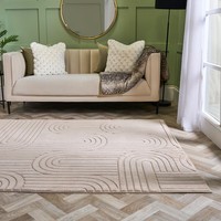 OHS Tufted Arches Rug Living Room Modern Carpet Soft Non Slip Floor Area Mat