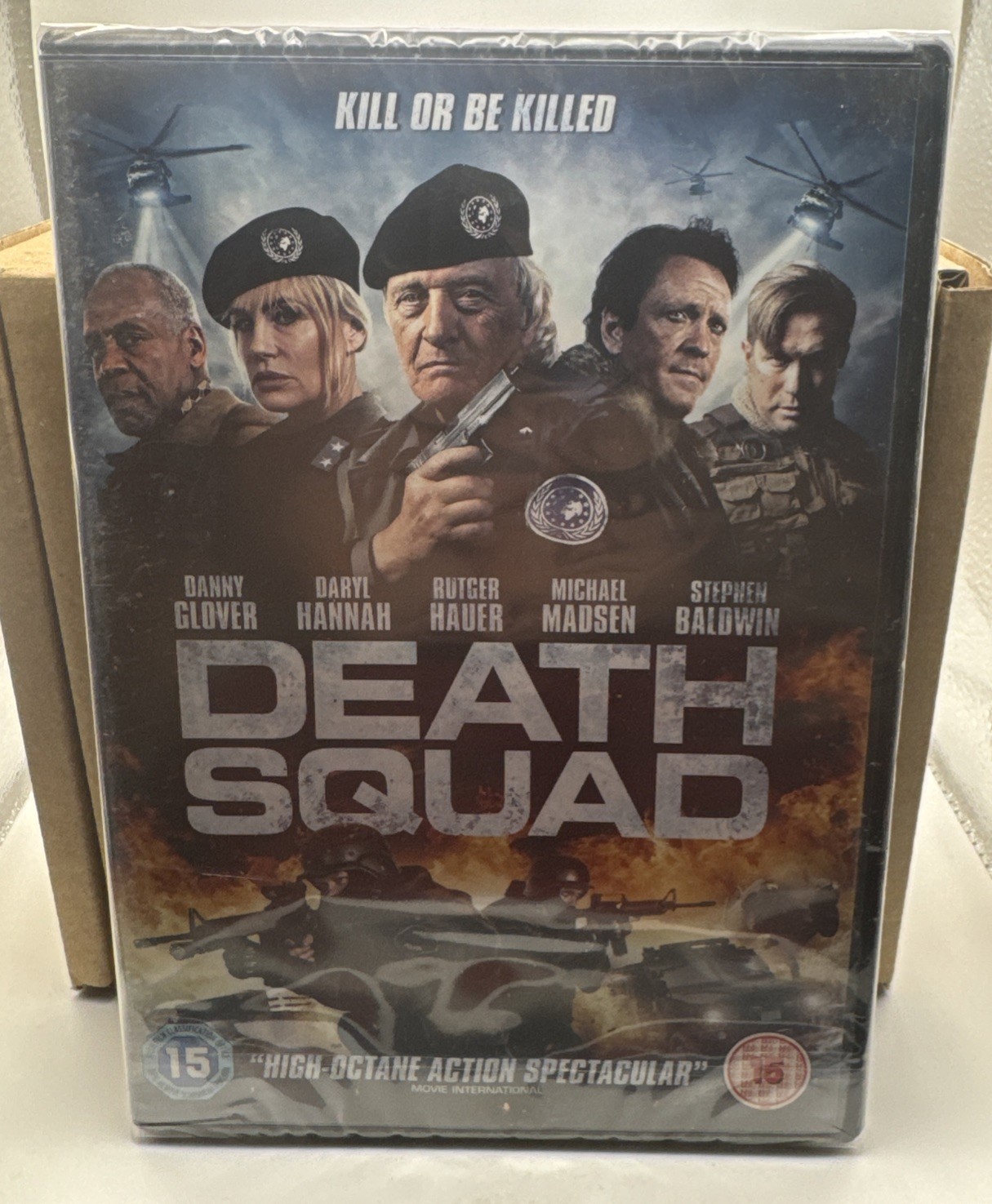 DEATH SQUAD DVD  DANNY GLOVER DARYL HANNAH Brand New & Sealed **FREE P&P**
