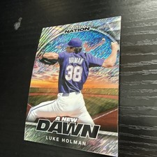 Leaf 2025 Baseball Nation A New Dawn Reds Luke Holman NB-74 Serial /15 RC