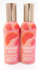2 Bath Body Works STRAWBERRY MELON Concentrated Room Spray 1.5oz Lot New