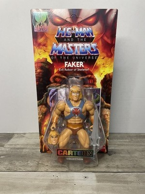 MOTU Origins Cartoon Collection FAKER Evil Robot He Man Impostor Figure NEW
