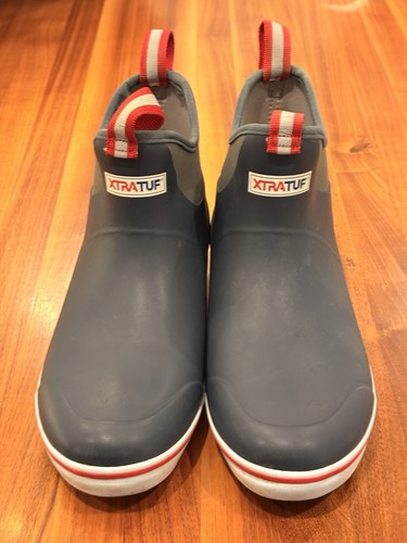 XTRATUF Men's Waterproof 6" Ankle Navy Deck Boots 22733