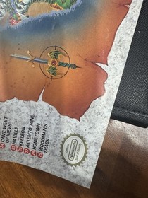 The World of Dragon Warrior IV Poster Map Nintendo NES Insert 4