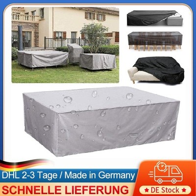 Schutzhülle Gartenmöbel Abdeckplane Abdeckhaube Abdeckung Wetterfest möbel DHL