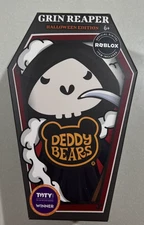 NEW 2025 Deddy Bears Halloween Edition ROBLOX GRIN REAPER Included Coffin VHTF