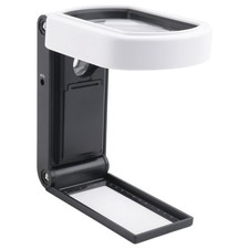 Magnifying Glass with Light, 25X 10X Rechargeable Handheld and Standing1550