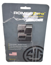 Romeo Zero Sig Sauer SOR01300 Reflex Sight 3 MOA Red Dot Black 2 Piece Set