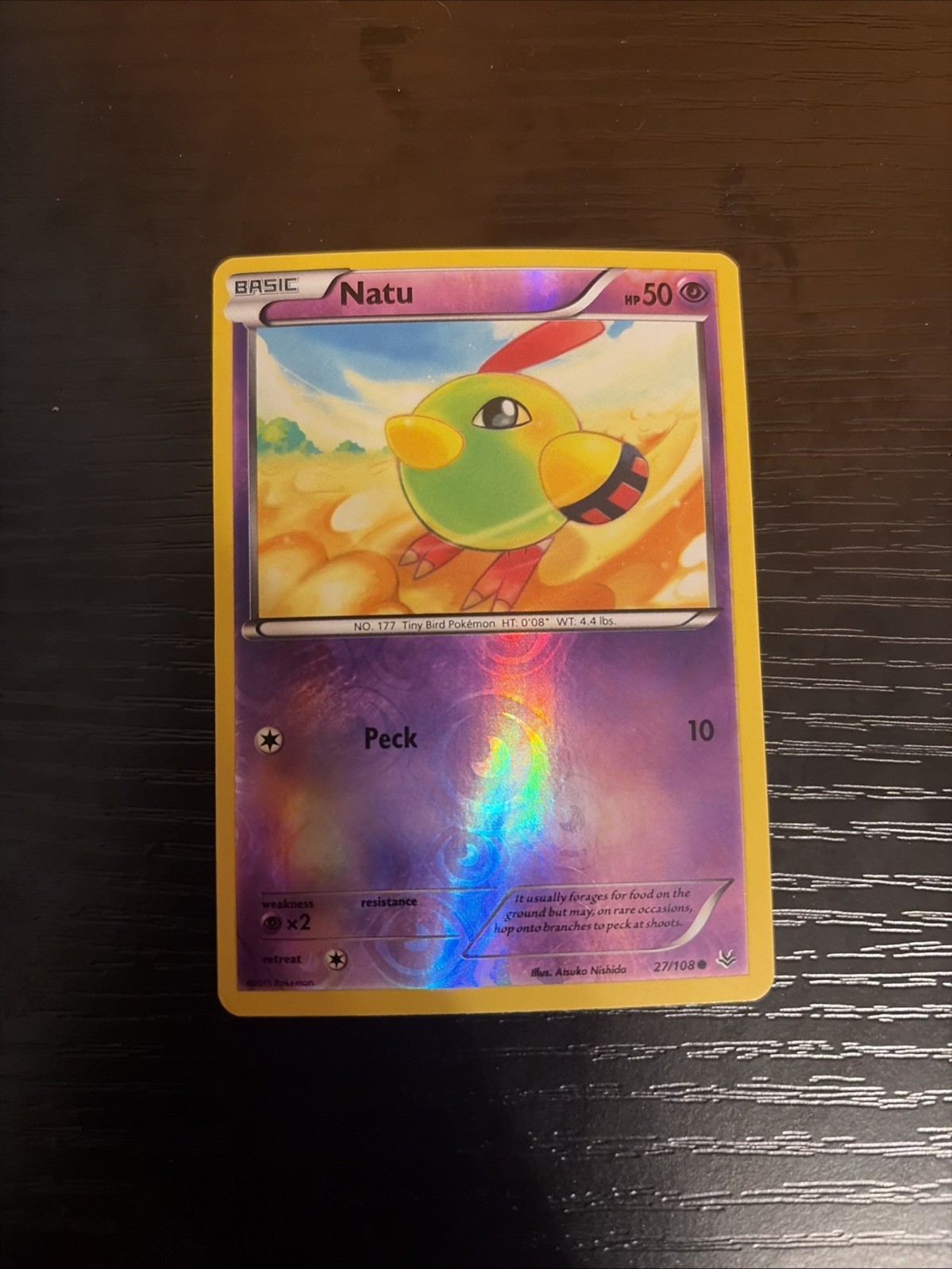 Natu 27/108 Roaring Skies Reverse Holo