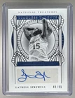 Latrell Sprewell 2020 National Treasures #TT-LSW Timeless Talents Auto 49/99