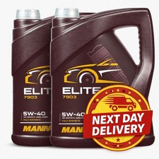 2 Mannol 7903 Elite 5W-40 Fully Synthetic Engine Oil A3/B4 JASO MA2 RN0710 2x5L 4.14 per litre