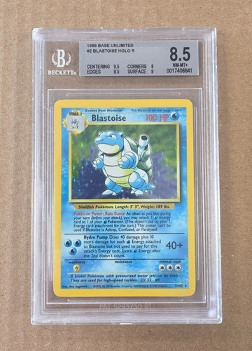 Blastoise graded BGS 8.5 for sale on eBay