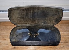 Antique rimless Octagonal Pince-nez Eyeglasses