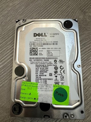 Western Digital - Dell - 1TB 7200rpm SATA II, Model:  WD1002FBYS - 5 of 7