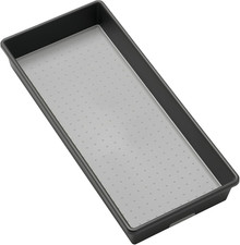 Plastic Multipurpose Storage Organizer Bin for Drawers, Low-Profile Storage Bin