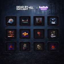 Dead by Daylight Twitch Drops | 19 oggetti + 600K Bloodpoints | Spedizione immediata⚡