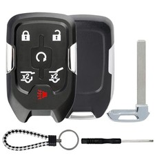 Key Fob Shell Case Replacement Compatible with GMC Yukon XL Chevy Suburban